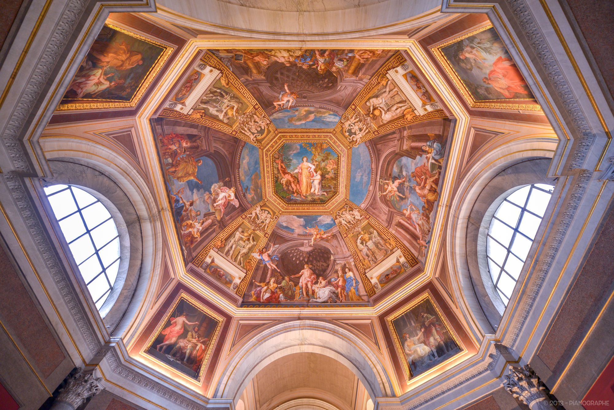Coupole peinte - Musée du Vatican